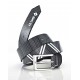 PATTERN BELT BLACK / white